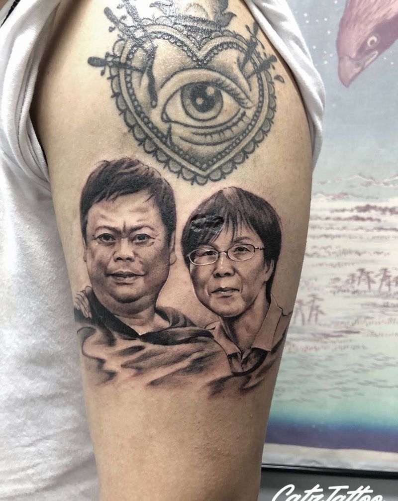 父母纹身图片