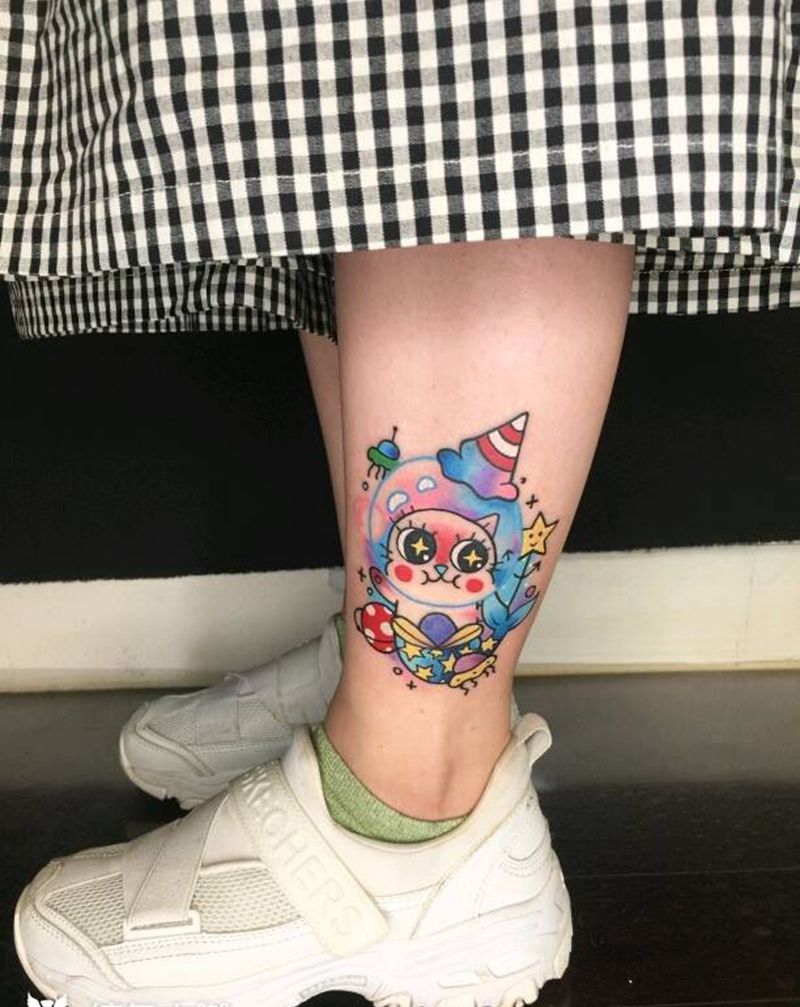 卡通纹身图片