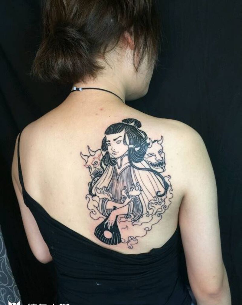 未完成纹身图片