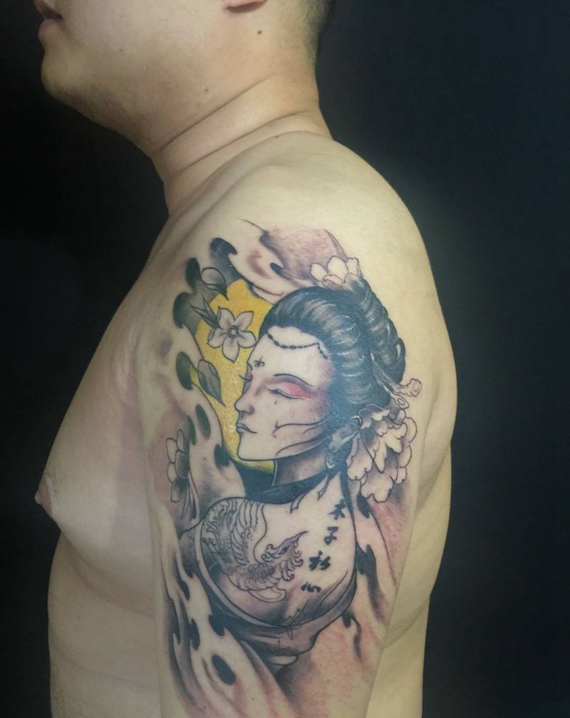 阿亮师傅作品纹身图片