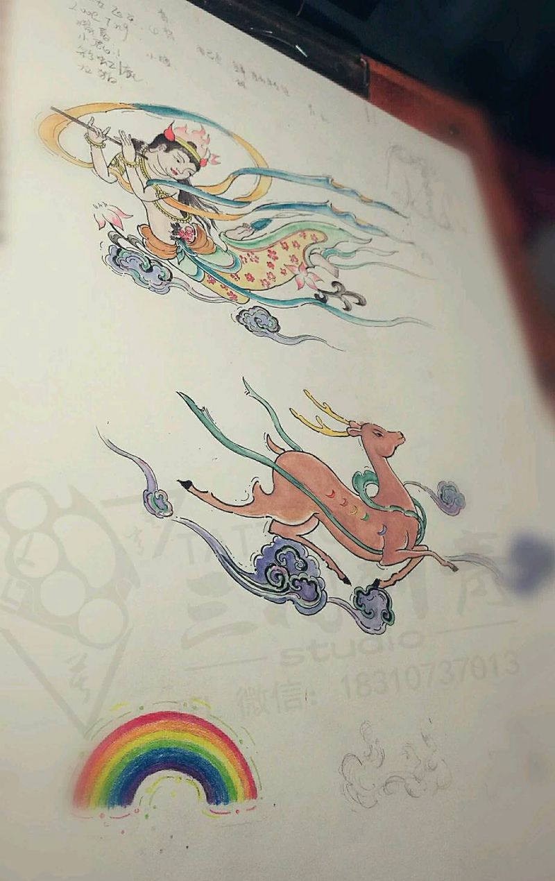 古典对称美｜定制纹身图片