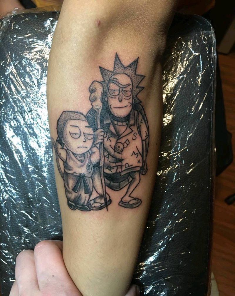 驻店师李阳作品纹身图片_手臂纹身图案