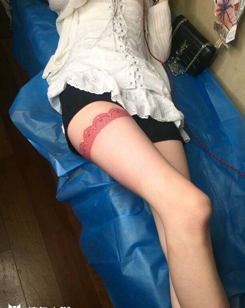 蕾丝纹身图片