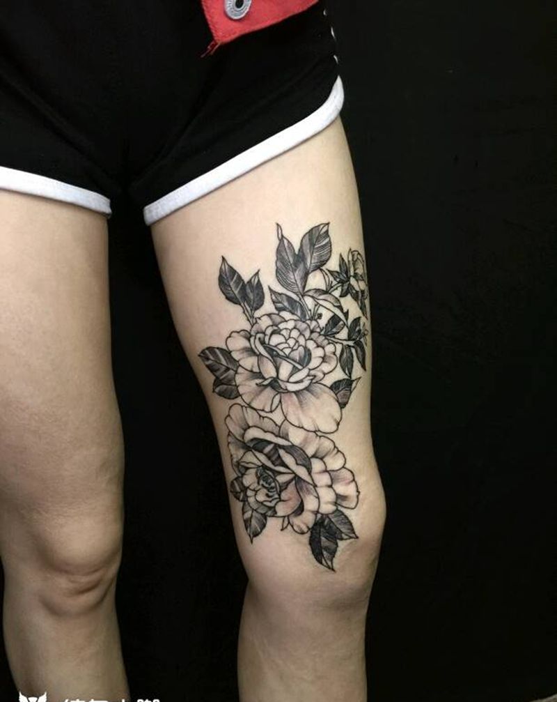 盖疤痕纹身图片