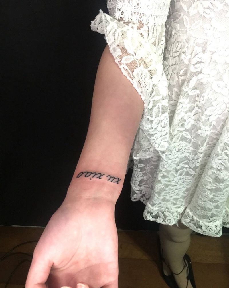 尽是小字母纹身图片