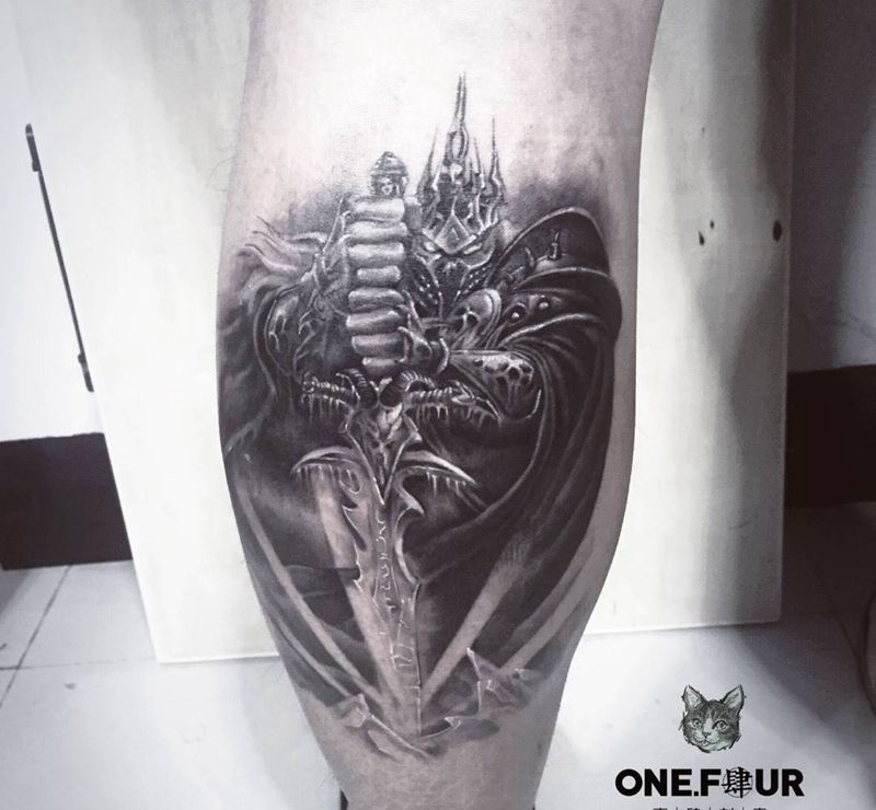 阿尔萨斯纹身图片