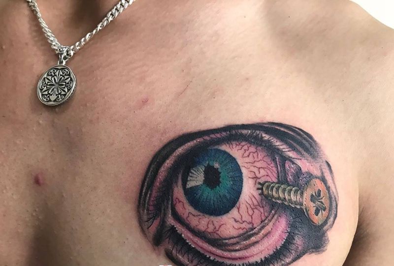 眼中钉纹身图片