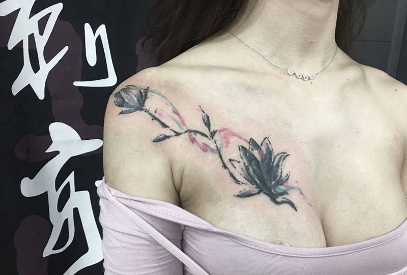 遮盖作品纹身图片