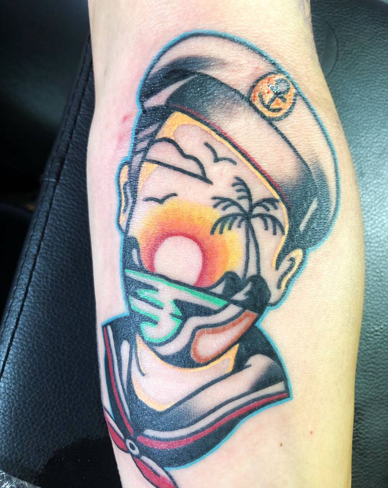 Old school纹身图片_手臂Old School纹身图案