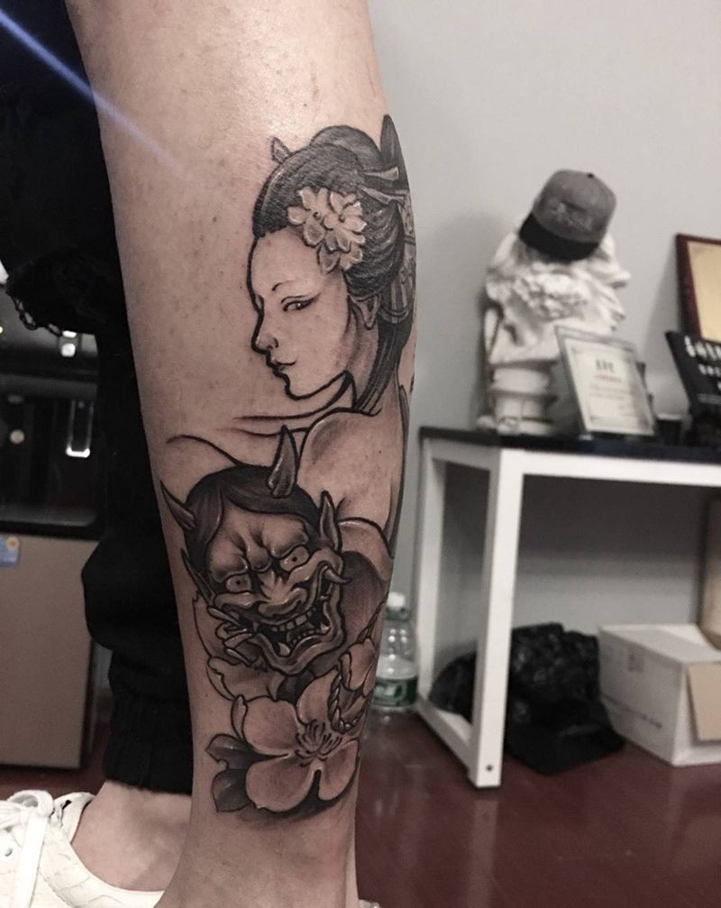 艺妓 般若纹身图片