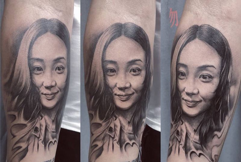 肖像纹身图片