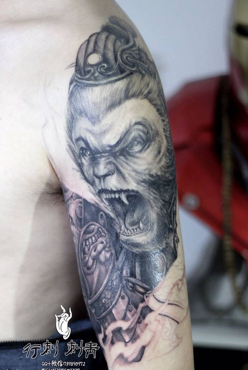 齐天大圣纹身图片