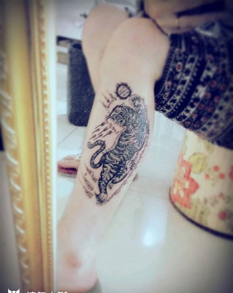 虎符纹身图片