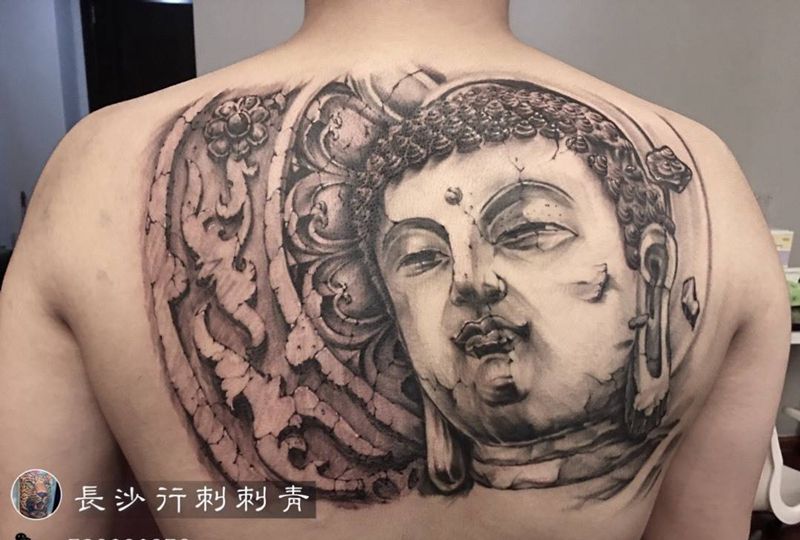 佛纹身图片