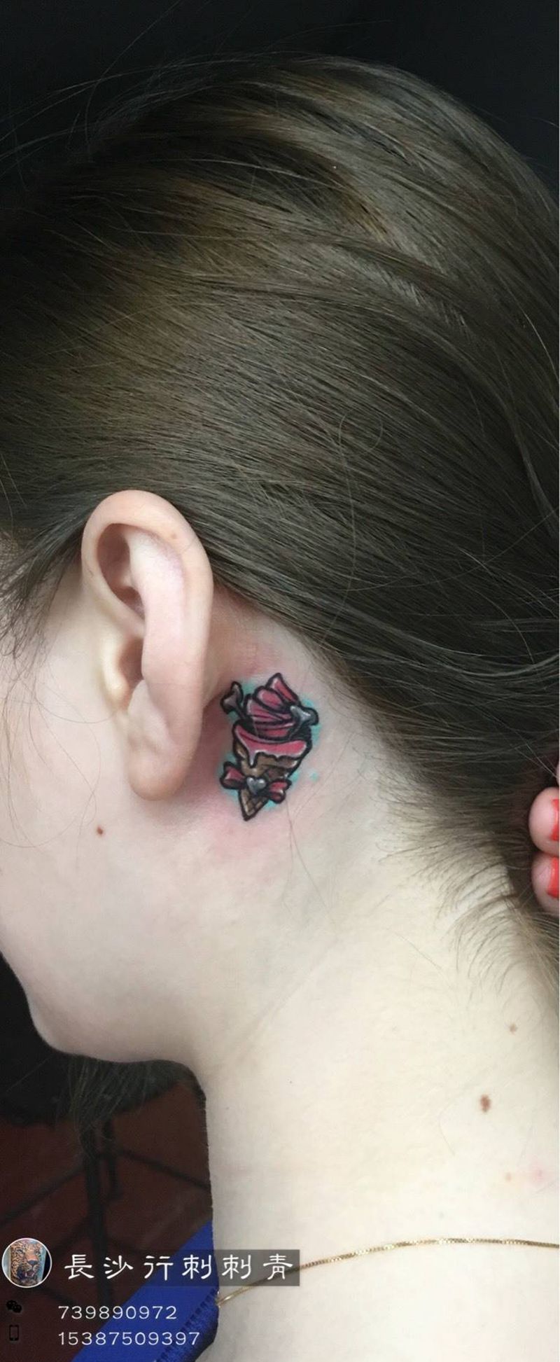 冰淇淋纹身图片