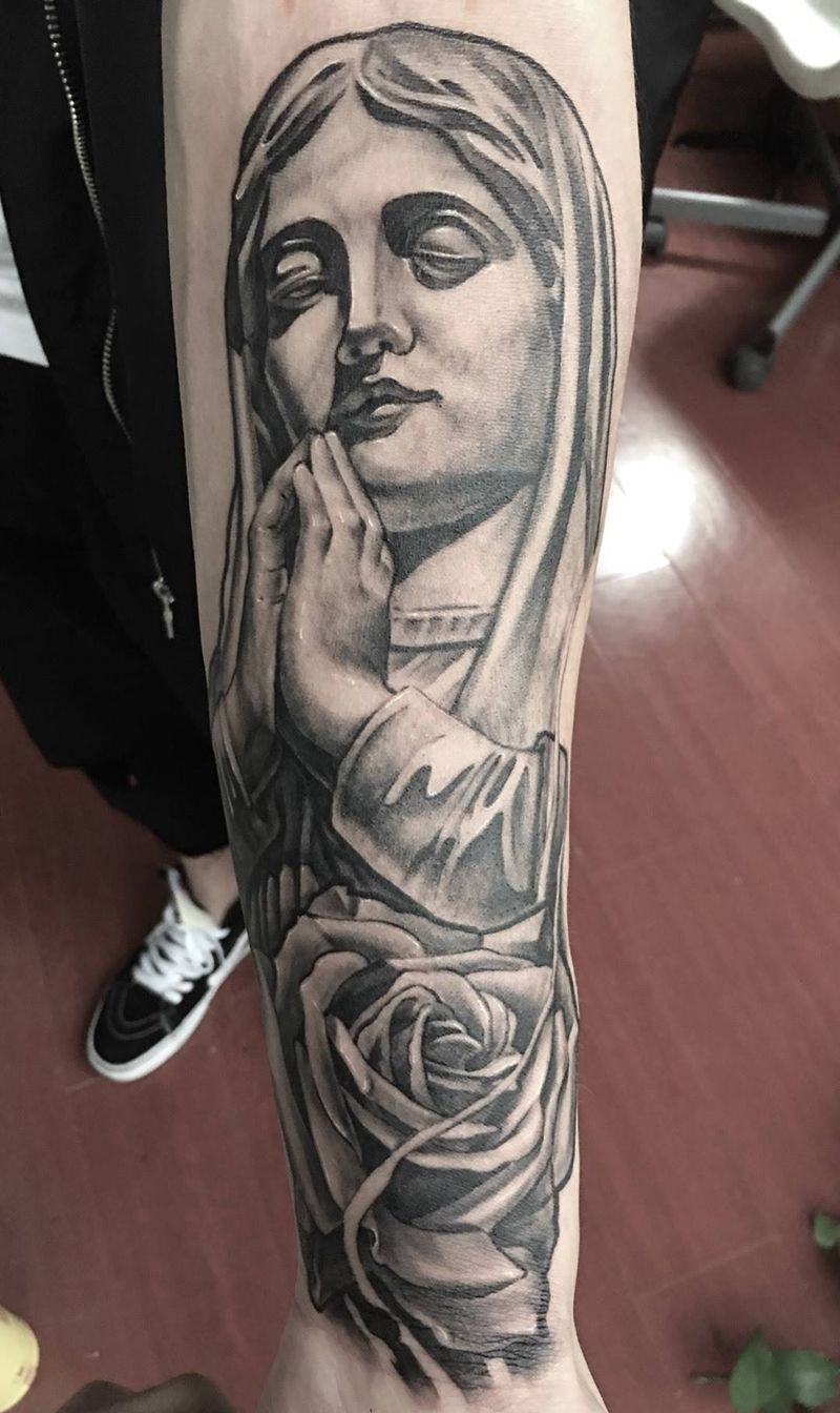 圣母纹身图片