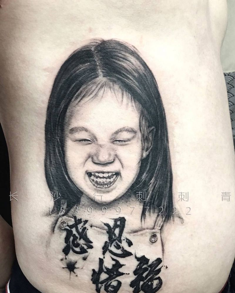 女儿纹身图片