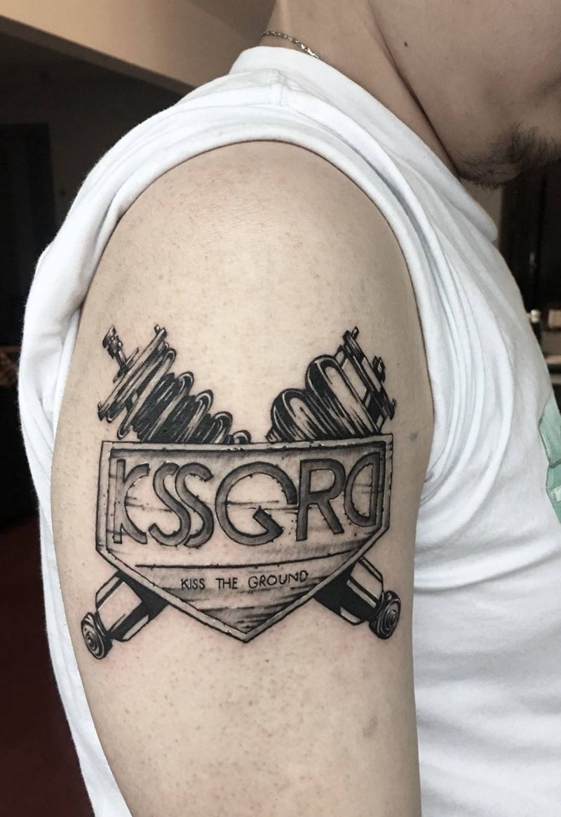 插画风 避震纹身图片