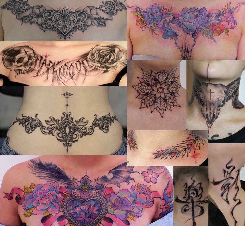 2018作品纹身图片_臀部背部欧美写实新传统写实传统小清新纹身图案