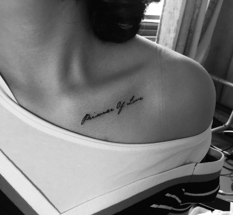 小英文纹身纹身图片