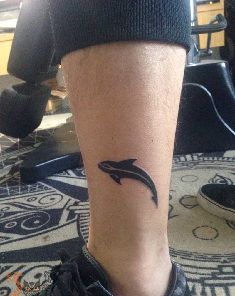 海豚纹身图片