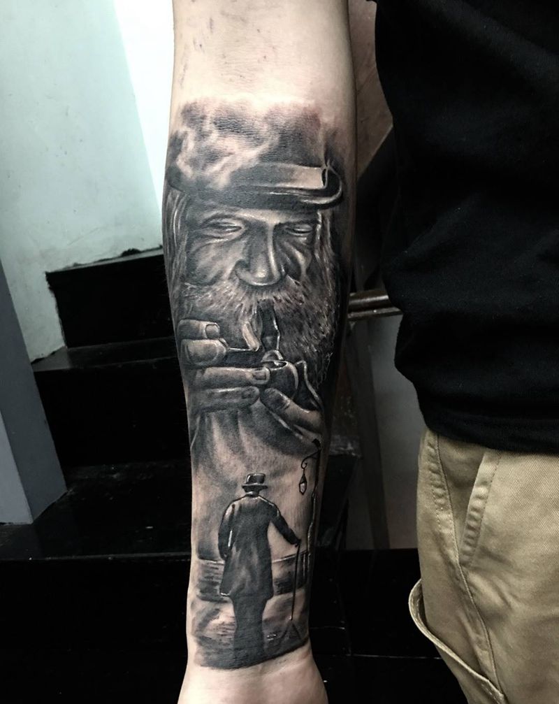 欧美写实纹身图片