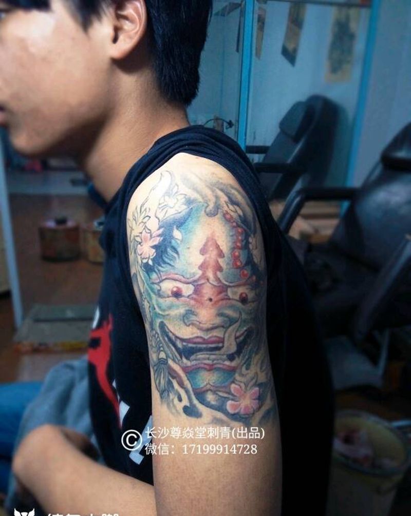 未完般喏纹身图片