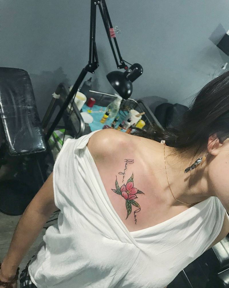 小花花纹身图片