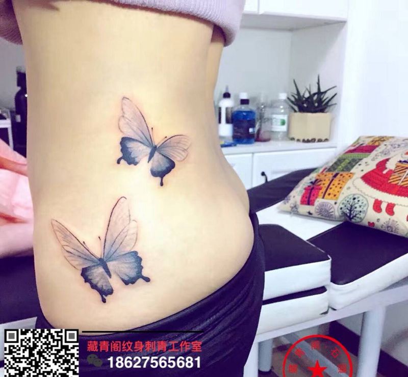 蝴蝶纹身图片