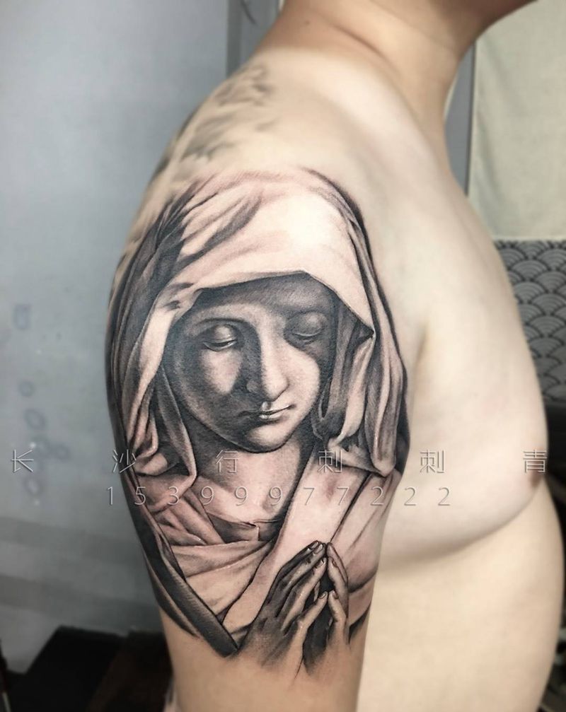 圣母纹身图片