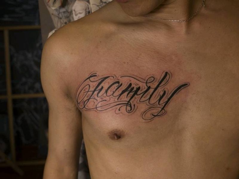 花体纹身图片_手臂纹身图案