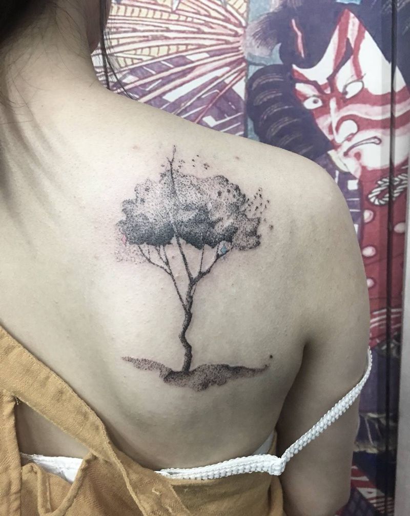 许愿树纹身图片