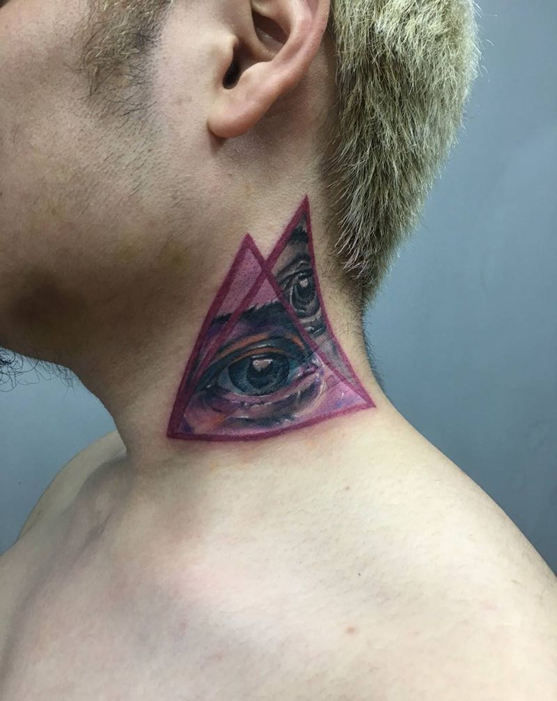 上帝之眼纹身图片