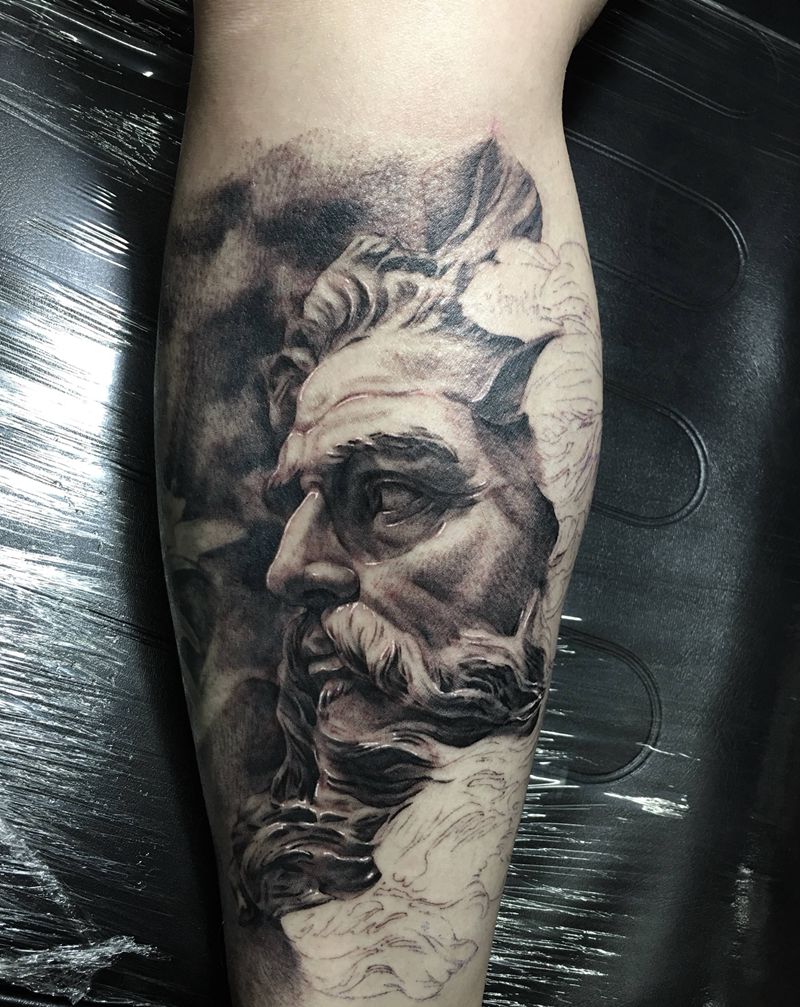 海王 未完成纹身图片