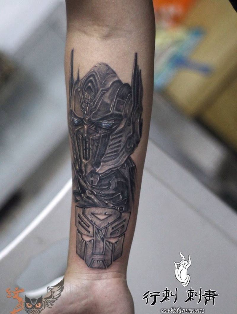 变形金刚纹身图片