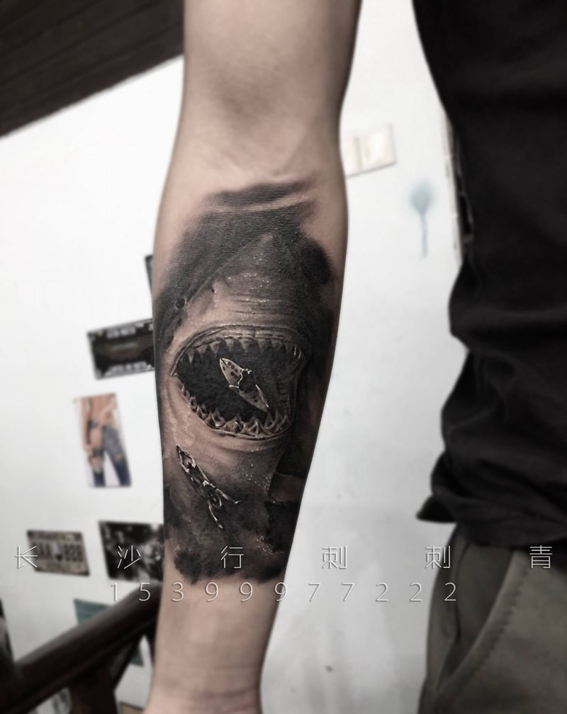 少年派纹身图片