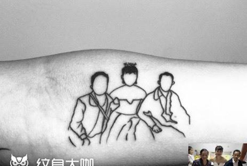 简笔画纹身图片