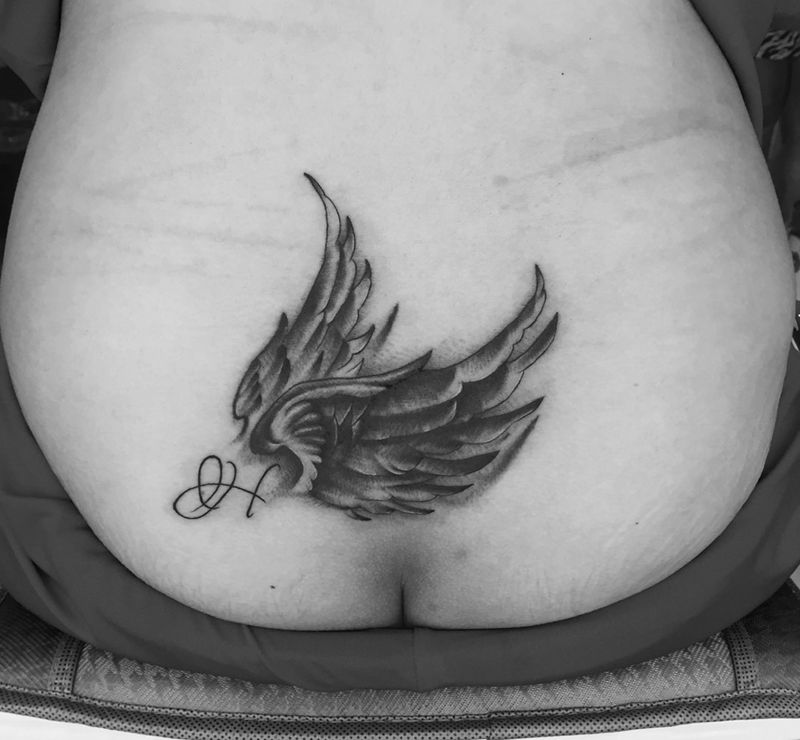 旧纹身遮盖纹身图片