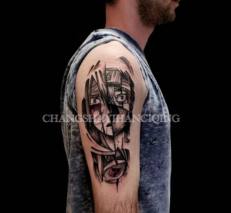 火影忍者纹身图片_手臂纹身图案