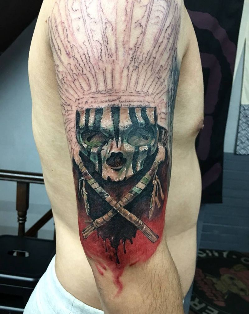 未完成纹身图片