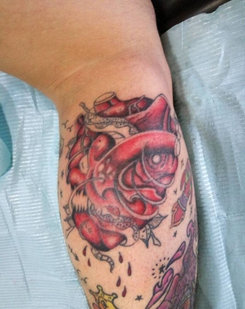 未完心脏纹身图片