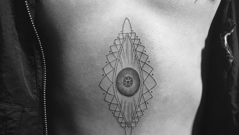 心轮之眼纹身图片