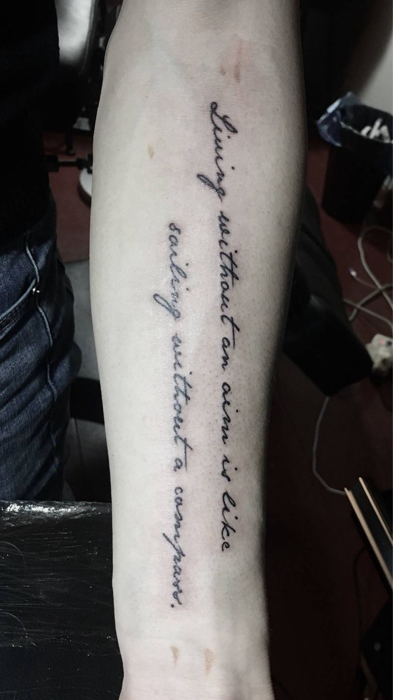 英文短句纹身图片