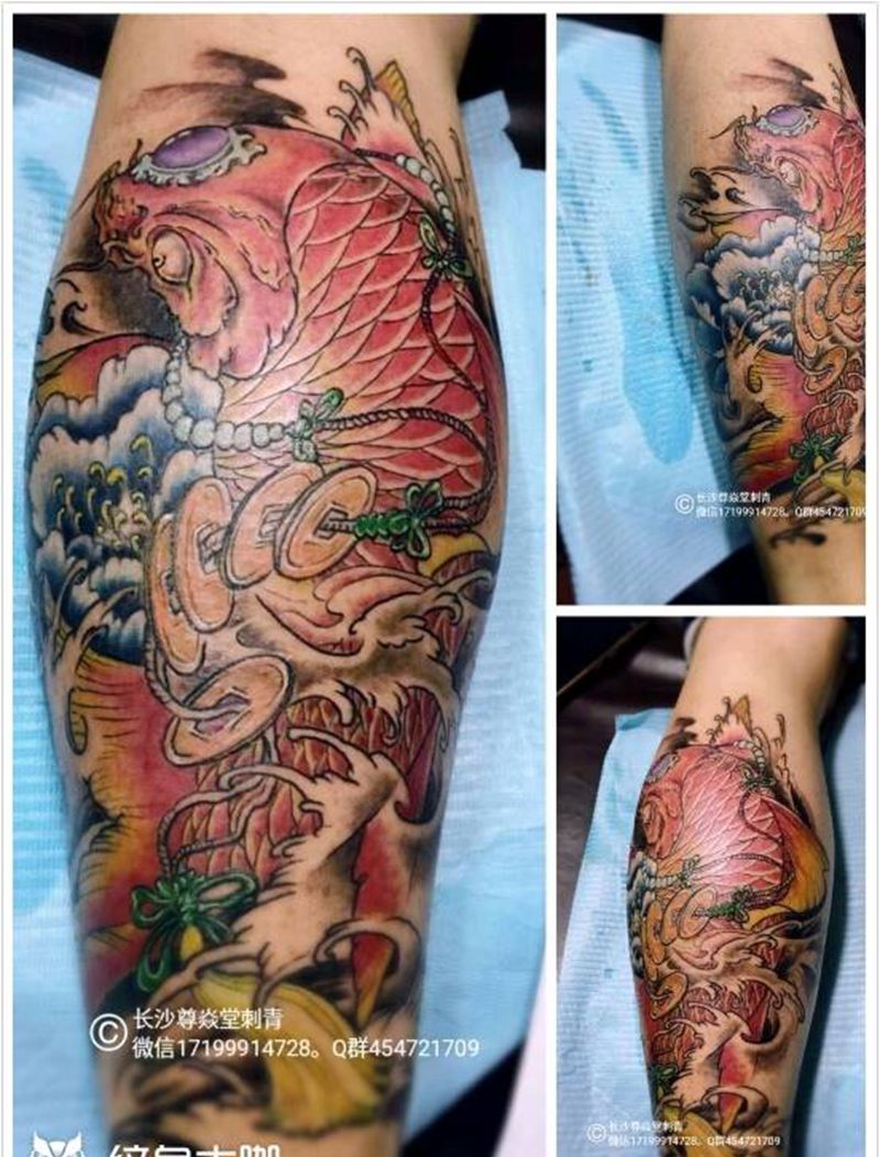锦鲤纹身图片