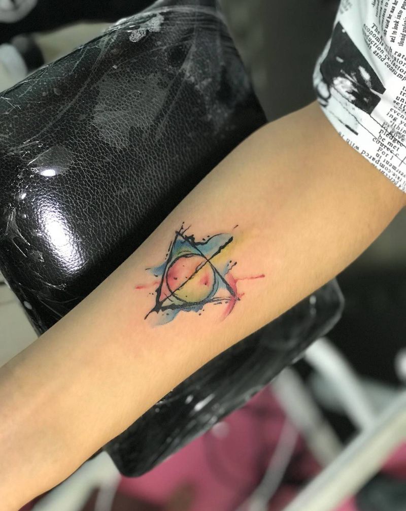 小水彩纹身图片