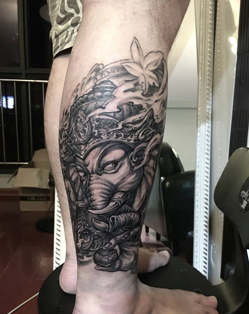 象神纹身图片