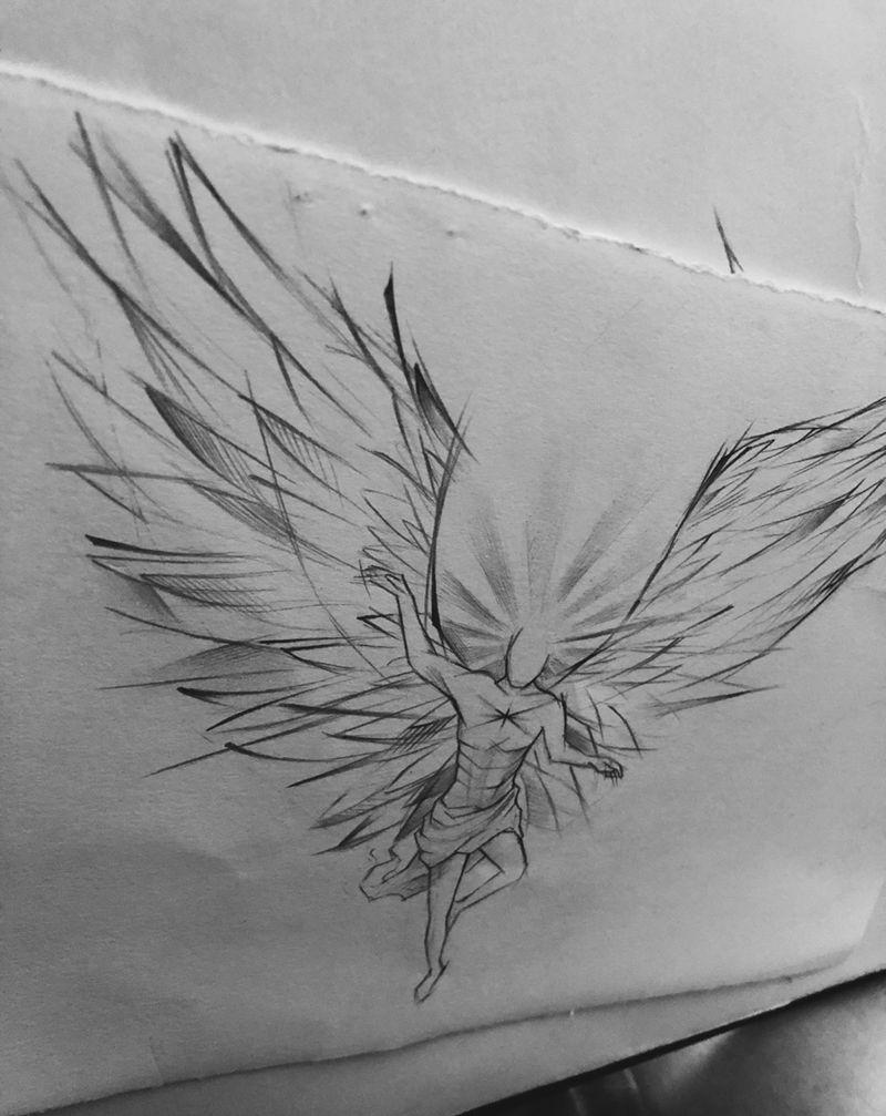 权志龙同款纹身图片_颈部几何图腾权志龙纹身图案