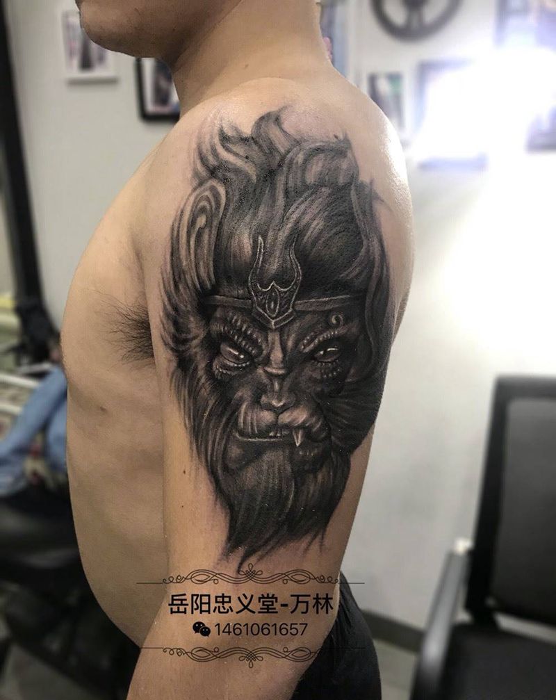 悟空纹身图片
