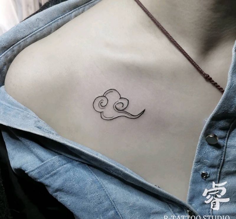 祥云纹身图片