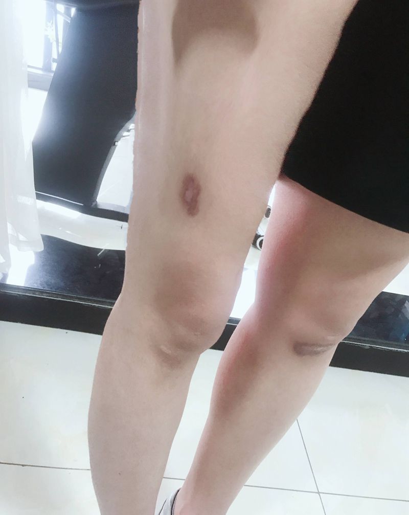 疤痕遮盖纹身图片_腿部新传统水彩纹身图案